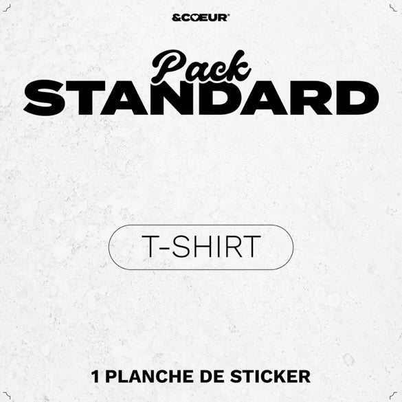 Pack Standard avec Tshirt de la collection Club Dobermann par la marque &Cœur ecoeur