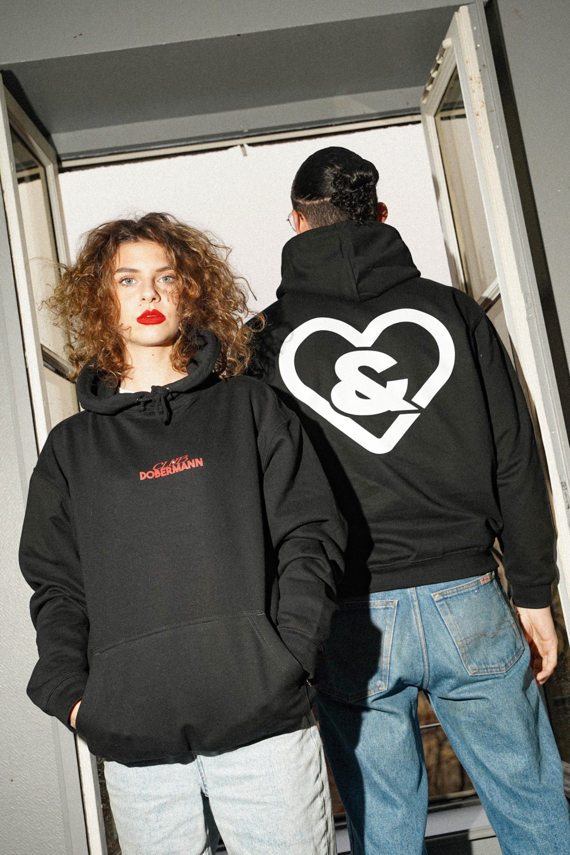 Photo du shooting photo des collections Club Dobberman et &Cœur de la marque &Cœur ecoeur